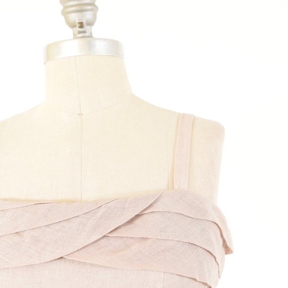 Nanette Lepore Beaded Linen Sheath Dress - Picture 2 of 6